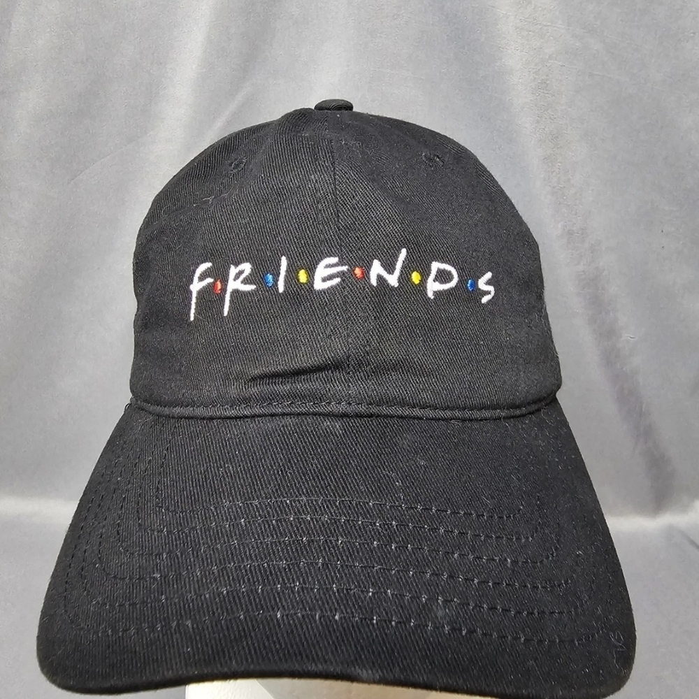 Friends TV Show Black Baseball Cap Hat Adjustable